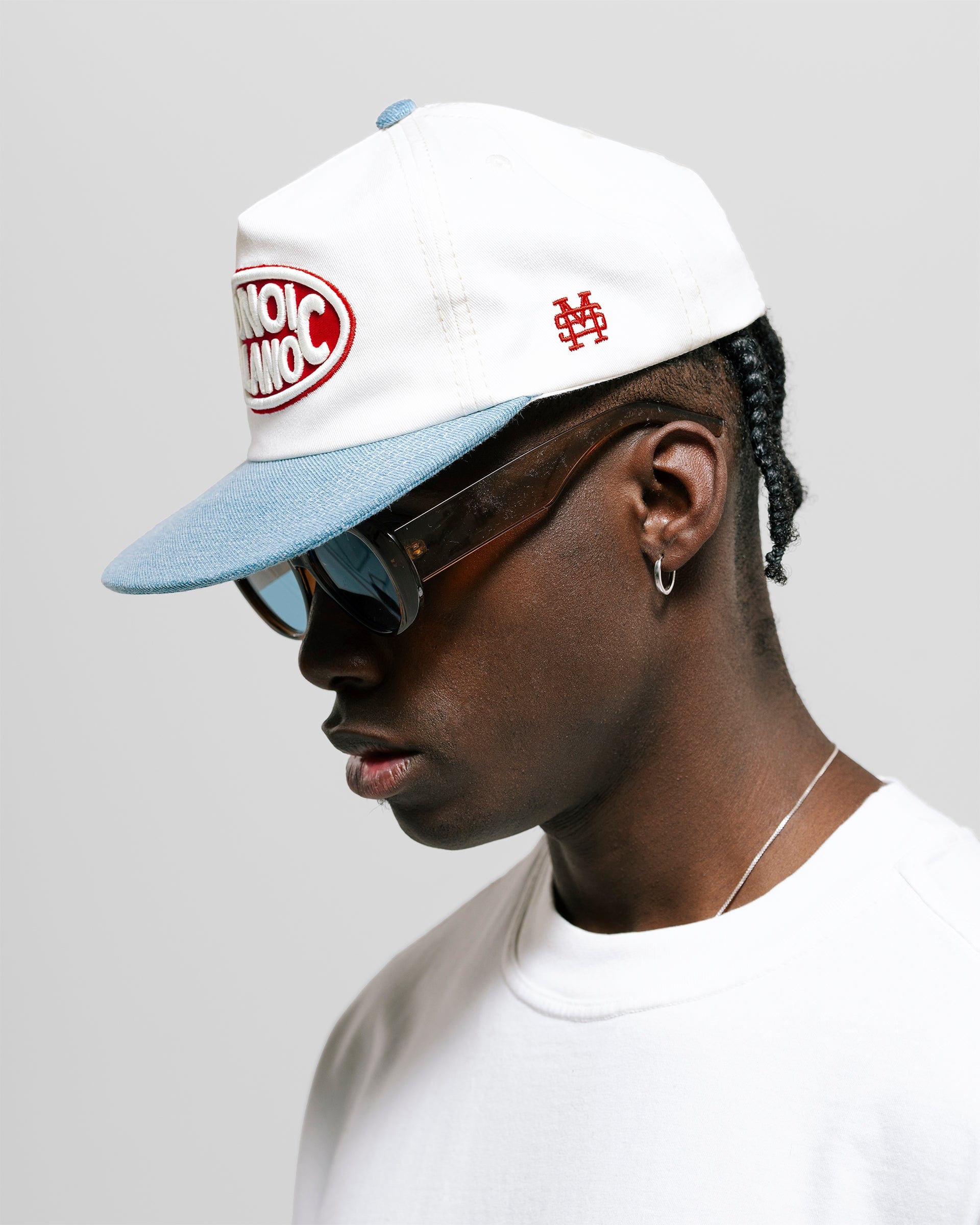 Gorra Milano - Crema y Denim - imagen 2