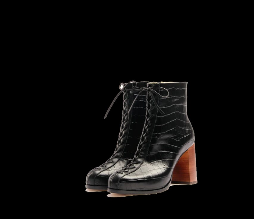 FEDE BLACK CROCO - imagen 1