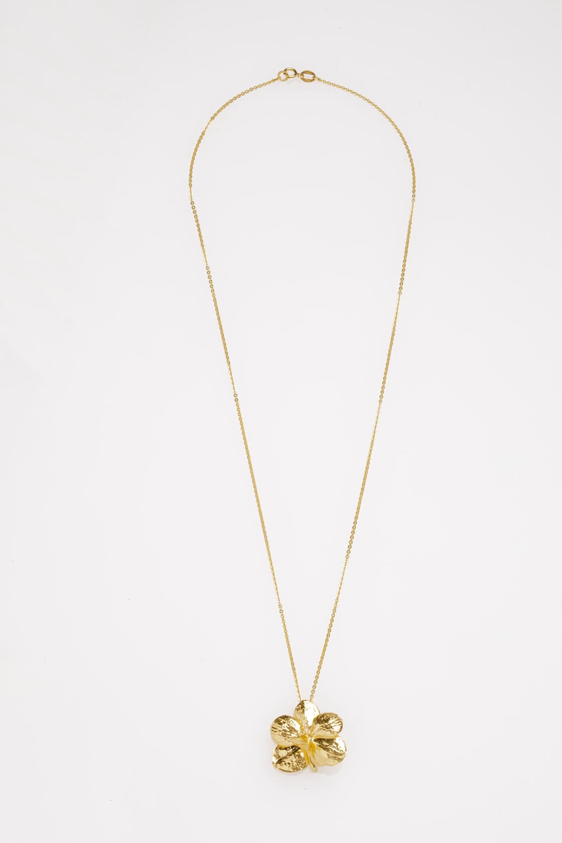 MINI VANDA ORCHID 18K NECKLACE - imagen 1