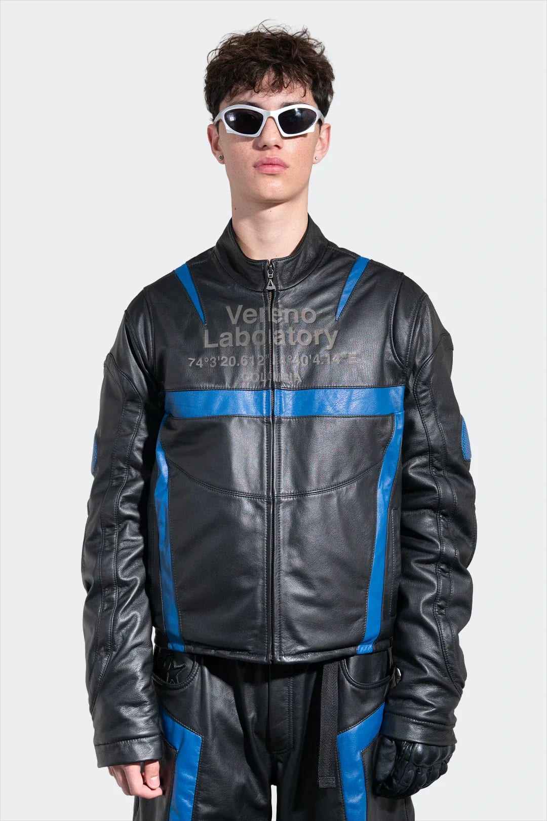 VENENO CHAQUETA CUERO BIKER GO FASTER - imagen 1