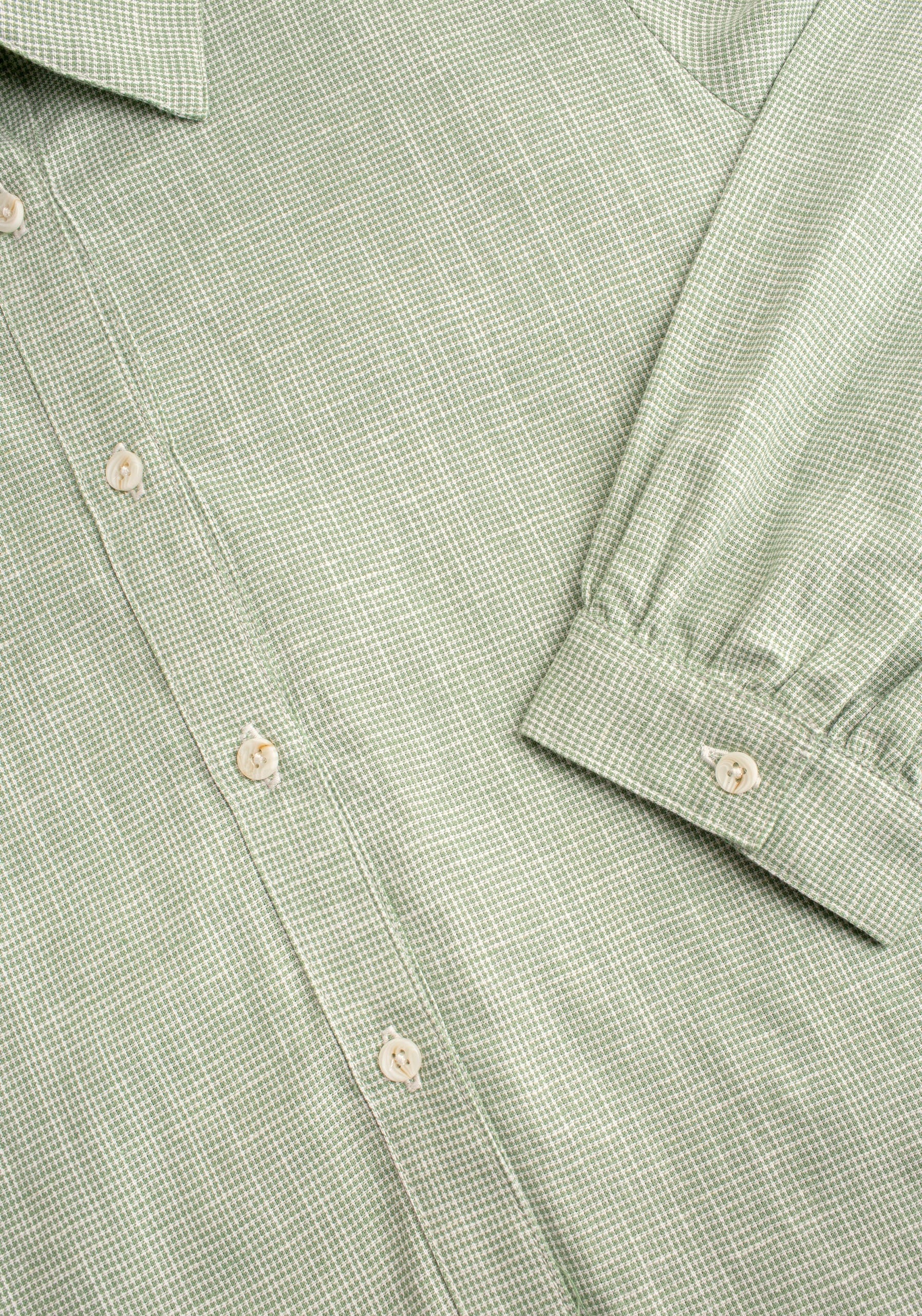 Camisa M Marianne Cuadros Verde Med - imagen 7