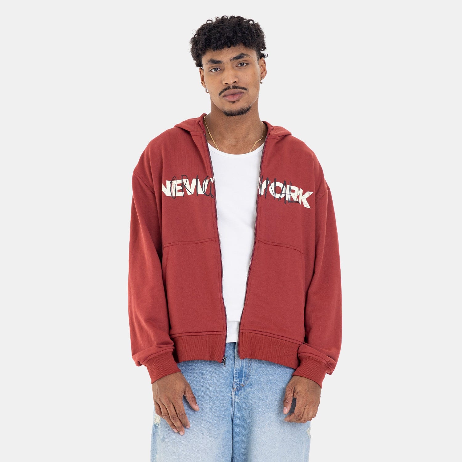 Zip Hoodie Regular Fit Red - imagen 14