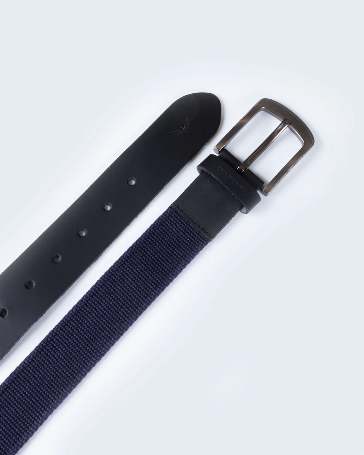 Cinturon regular riata azul para hombre - imagen 3