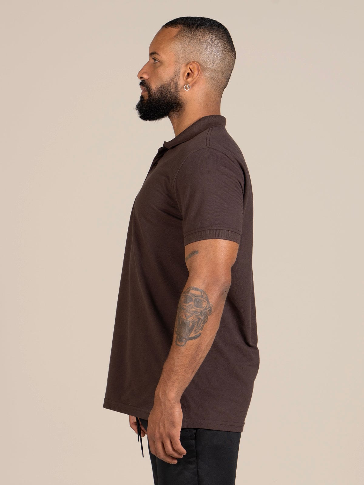 camiseta polo hombre brown - imagen 3