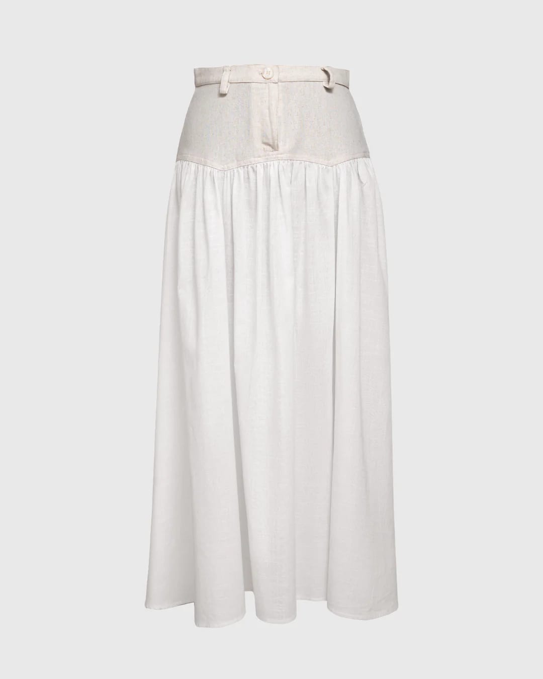 SAND STRIPE SKIRT (IVORY) - imagen 2