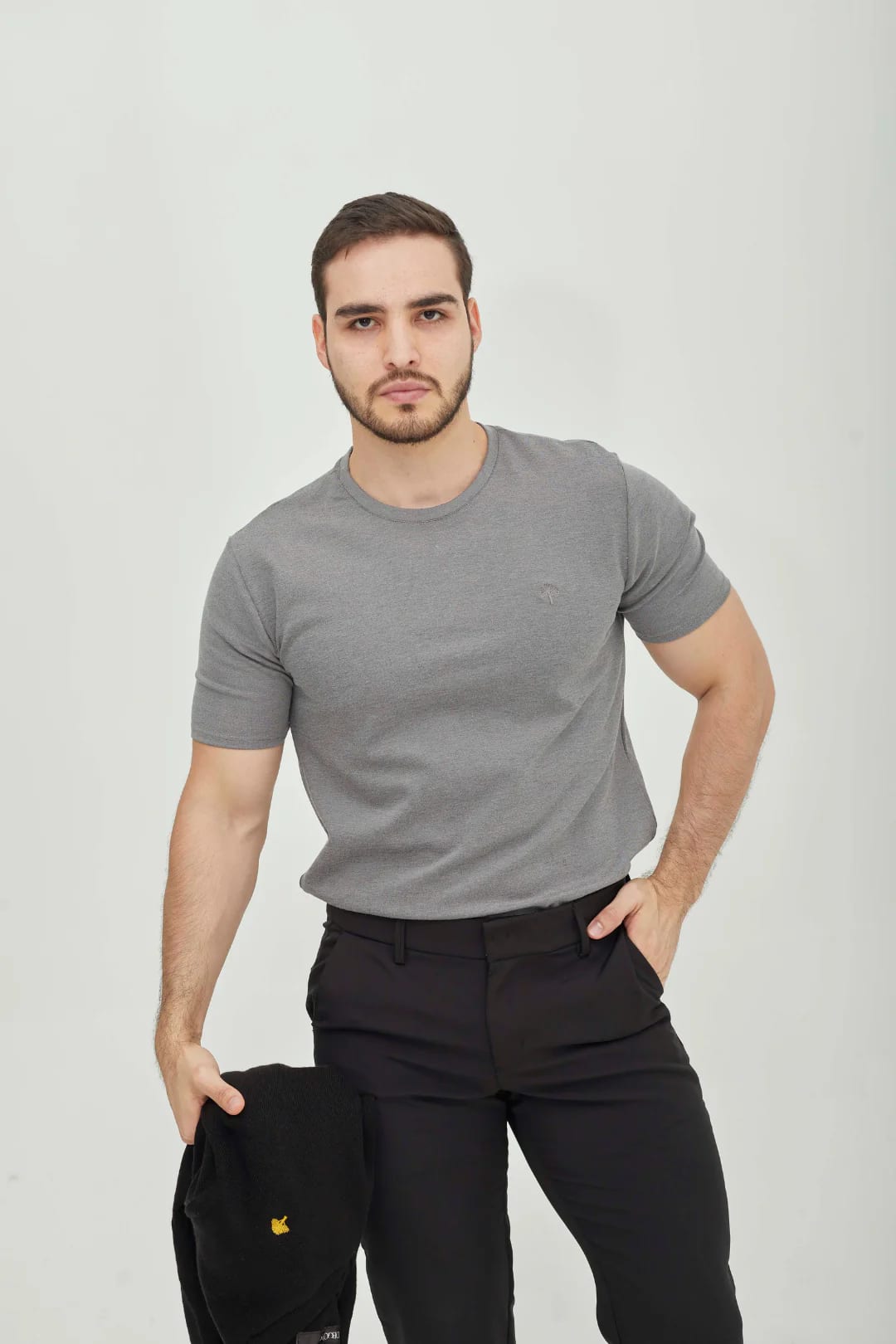 T-Shirt Gris Jaspe - imagen 4