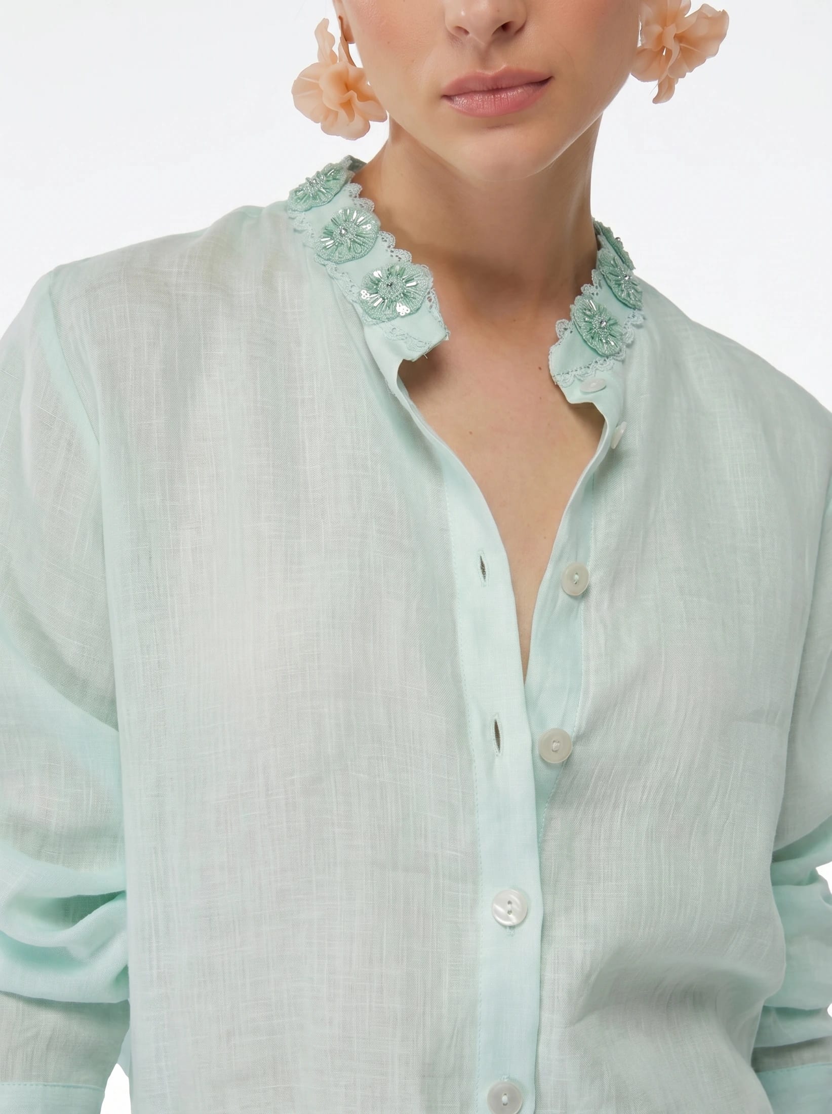 CAPUCINE SHIRT SAGE - imagen 2