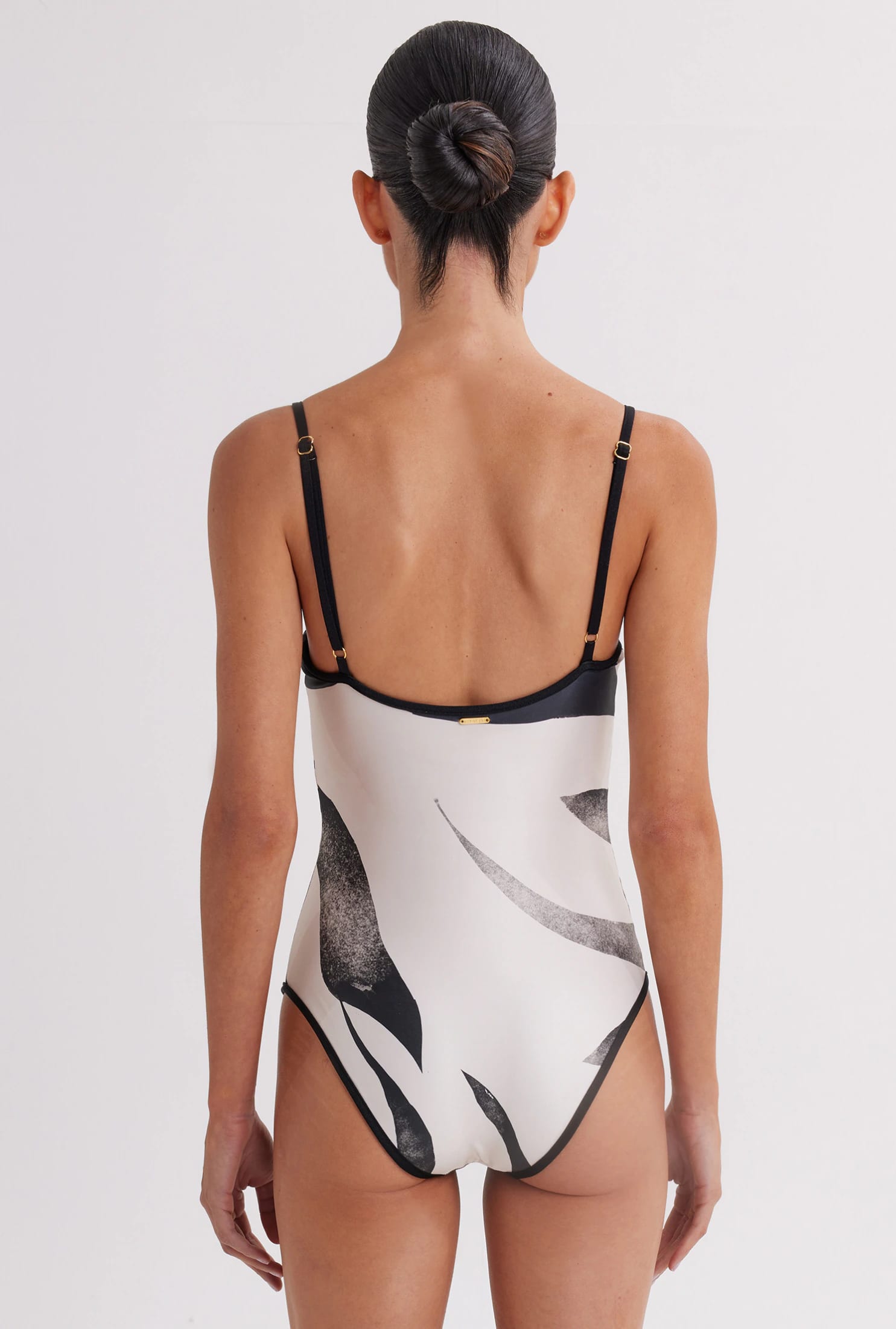 Vestido de Baño Enterizo Faith Wavy Leaf - imagen 4