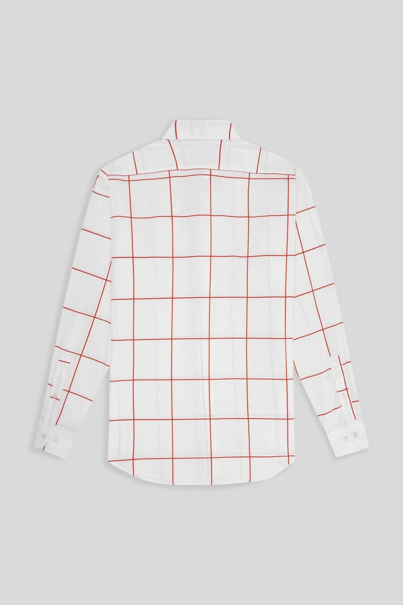 Men's cotton shirt red teselas - imagen 2