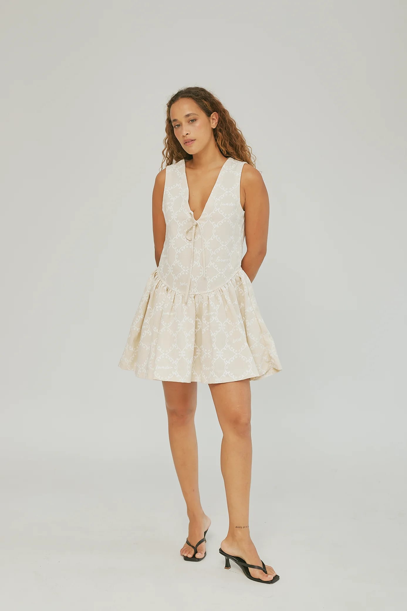 Vestido Azúcar Mantel Crudo - imagen 4