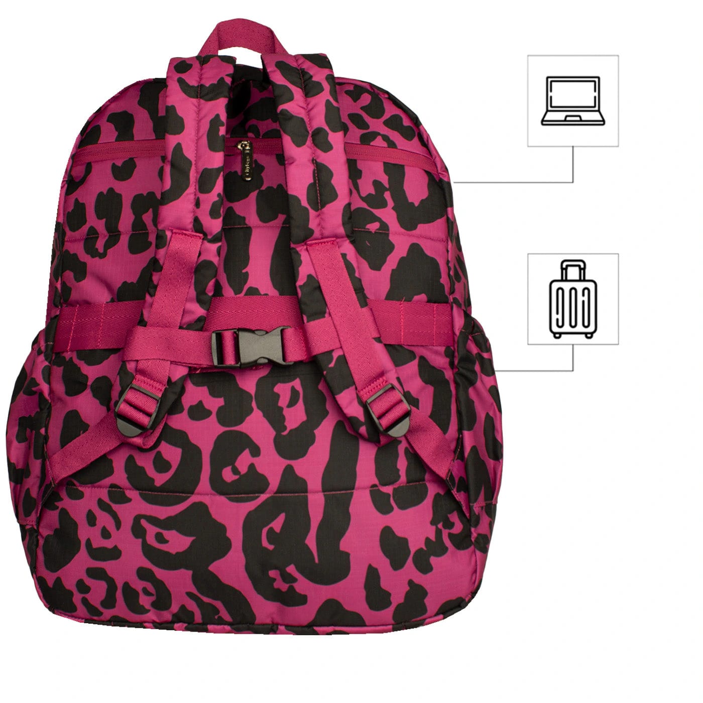 Morral Explorador Ultra Estampado Viva Magenta Citybags - imagen 4