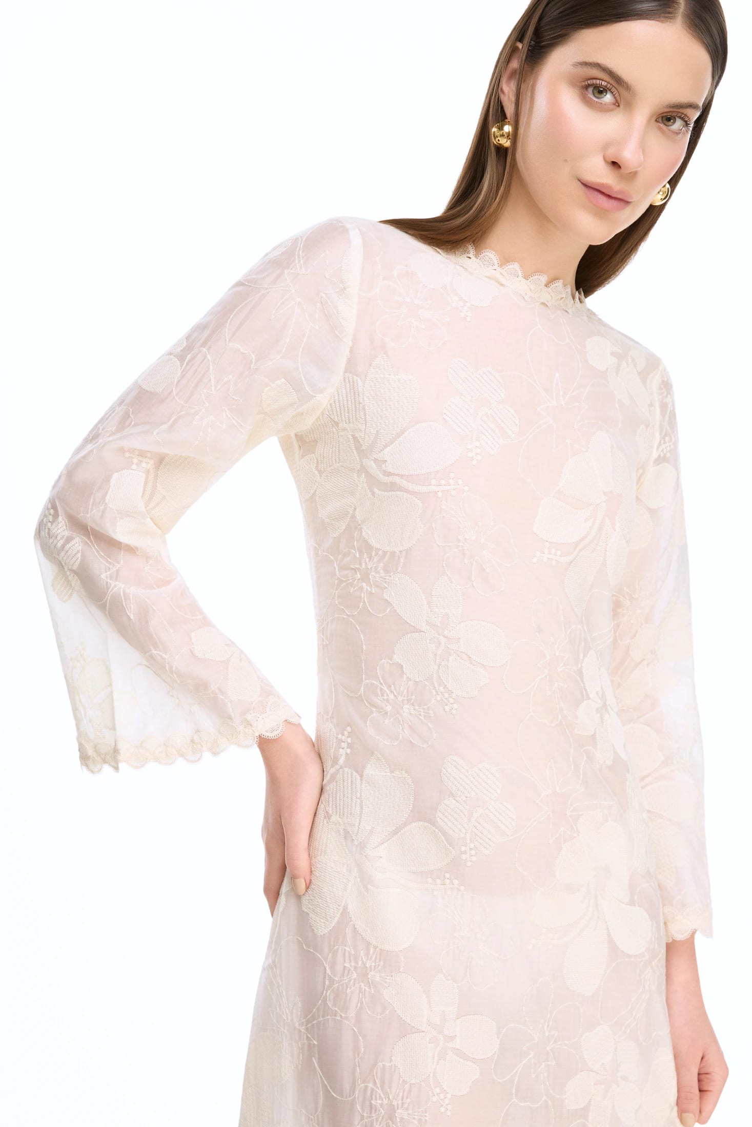 CELINE MAXI DRESS CREAM - imagen 2