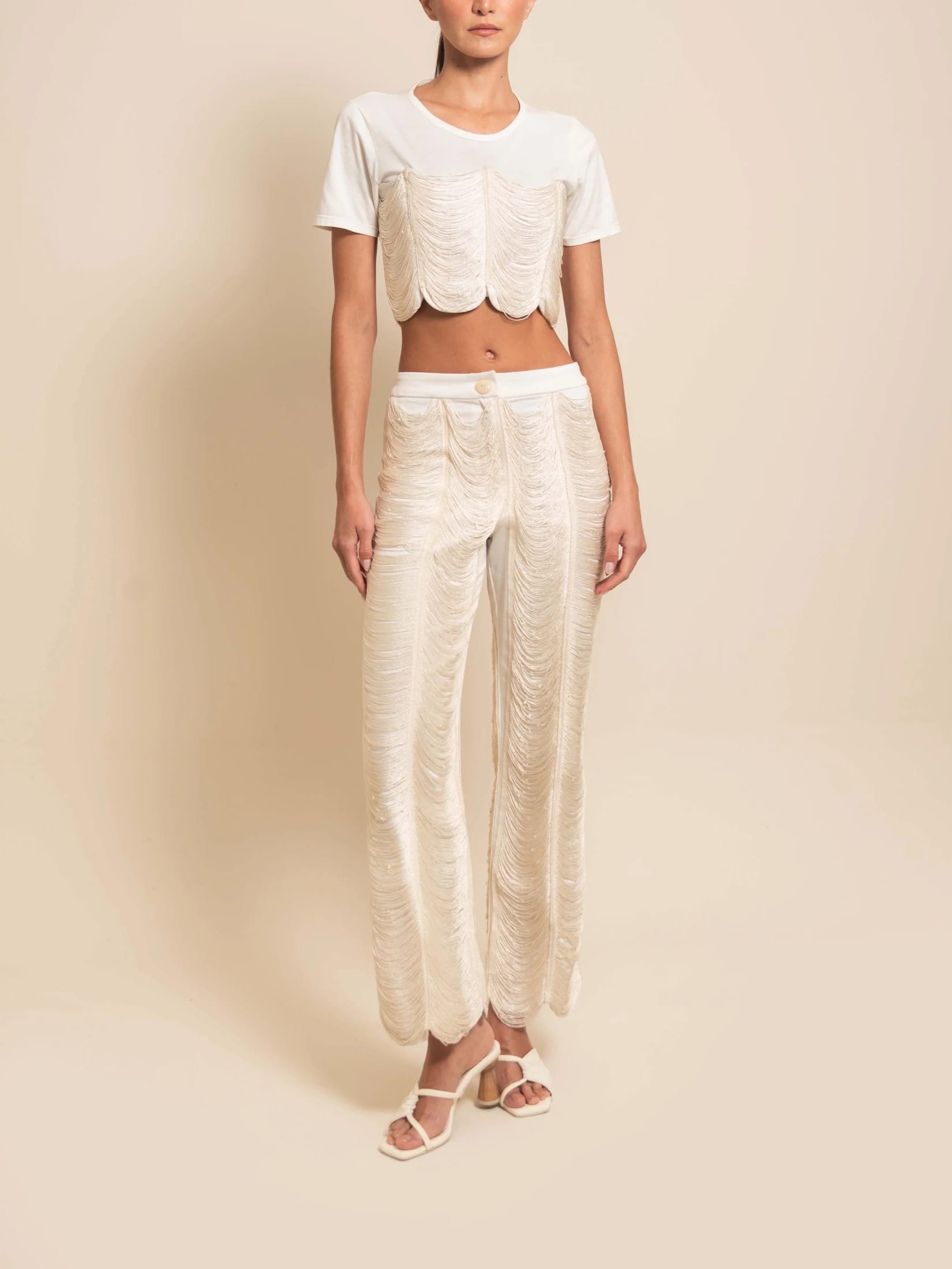 SIMONE PANT IVORY - imagen 4