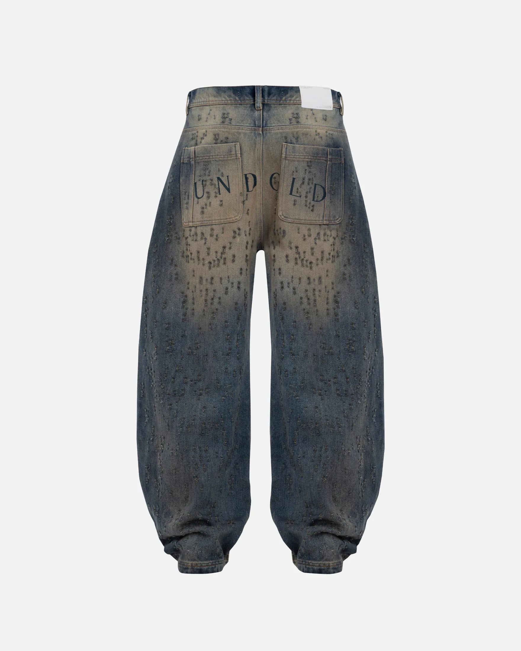 Agnus Dei U Ripped Barrel Jean Dirty Blue - imagen 9