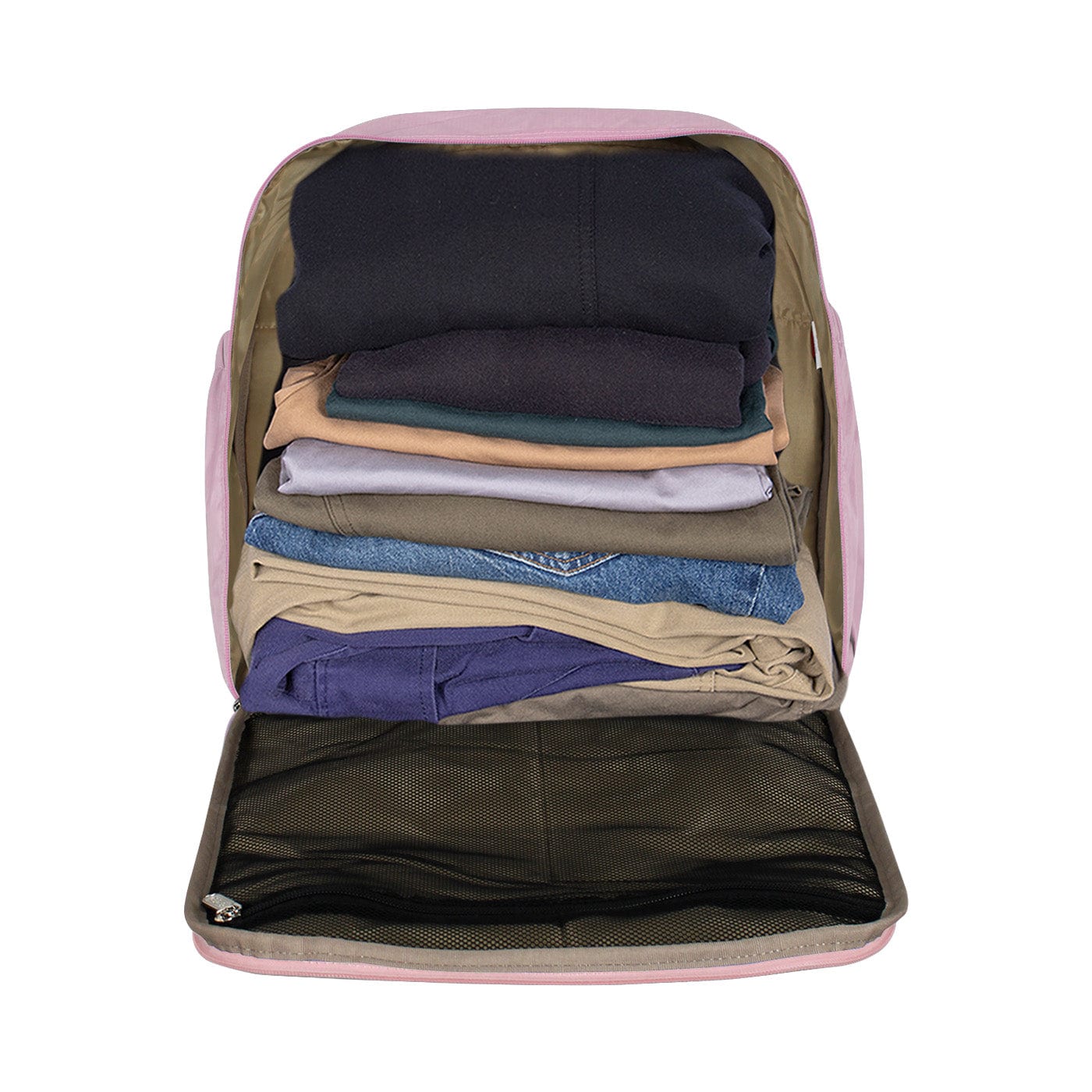 Morral Cabina Tapa Citybags Rosado Pastel - imagen 6