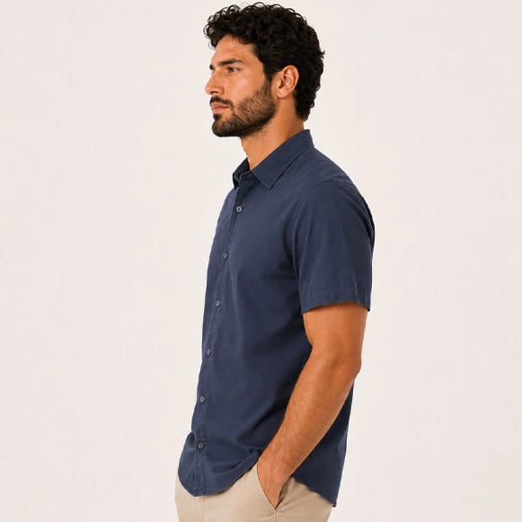 CAMISA MC 100% ALGODON HOMBRE - imagen 2
