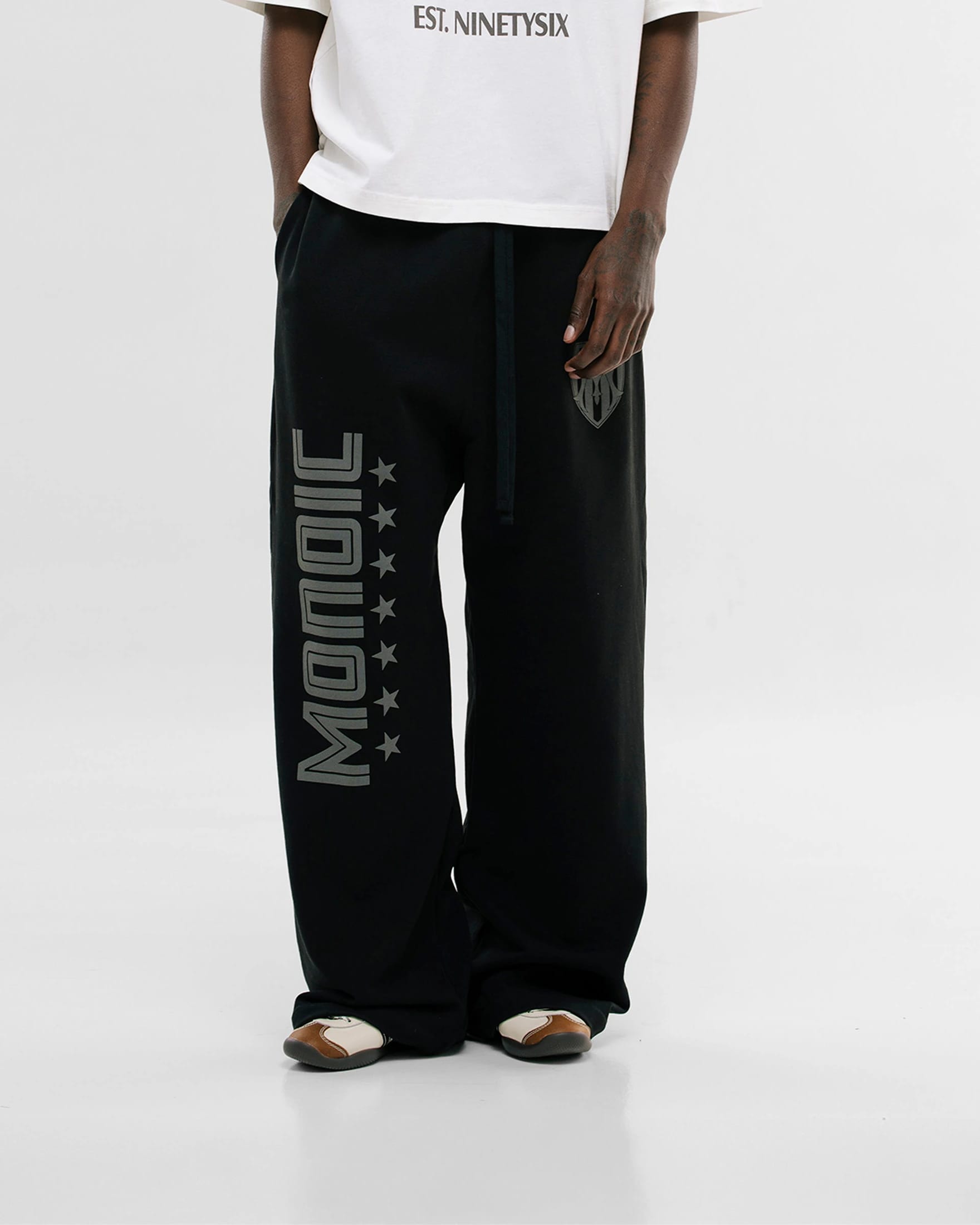 Jogger Wide Fit Shield - Negro - imagen 2