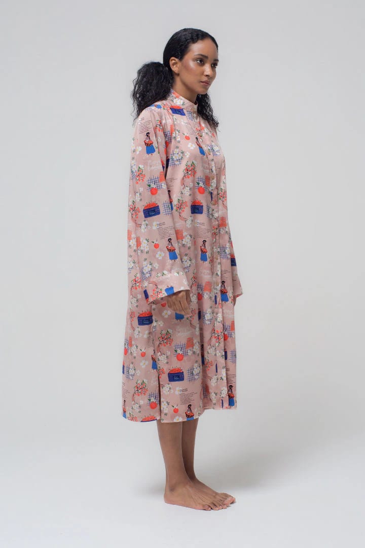 Blusón Unisex / Estampado Mantecada de Naranja - imagen 2