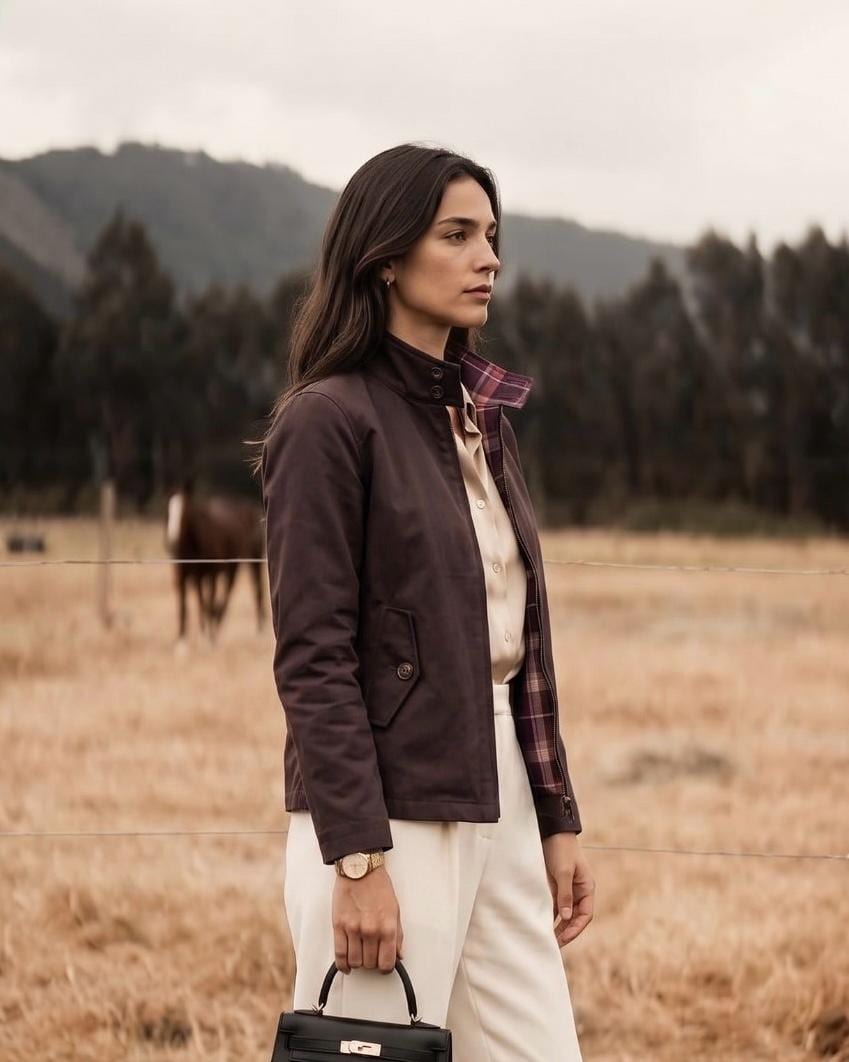 Chaqueta Harrington - Gabardina Café - imagen 1