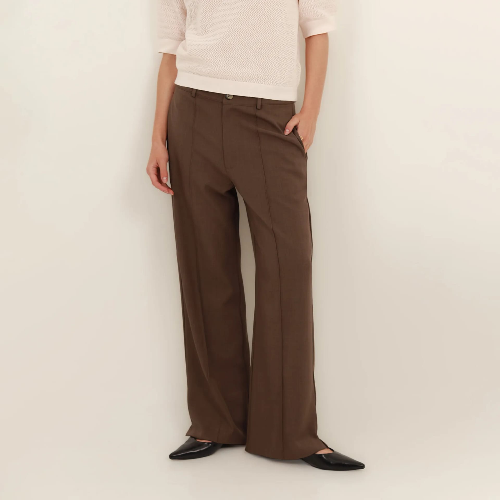 Pantalon Tiro Alto Bota Recta - imagen 5