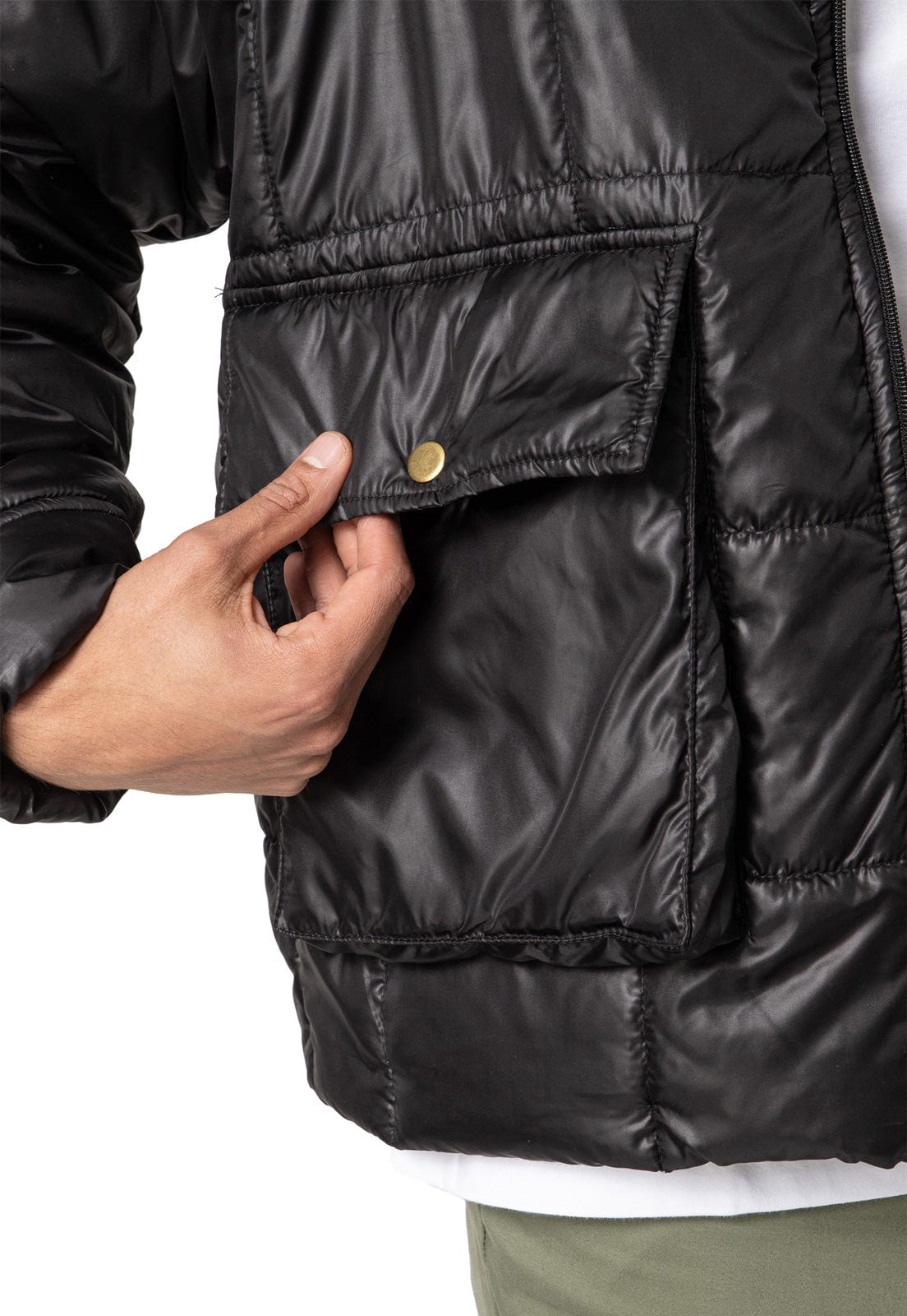 Chaqueta puffer negra - imagen 12