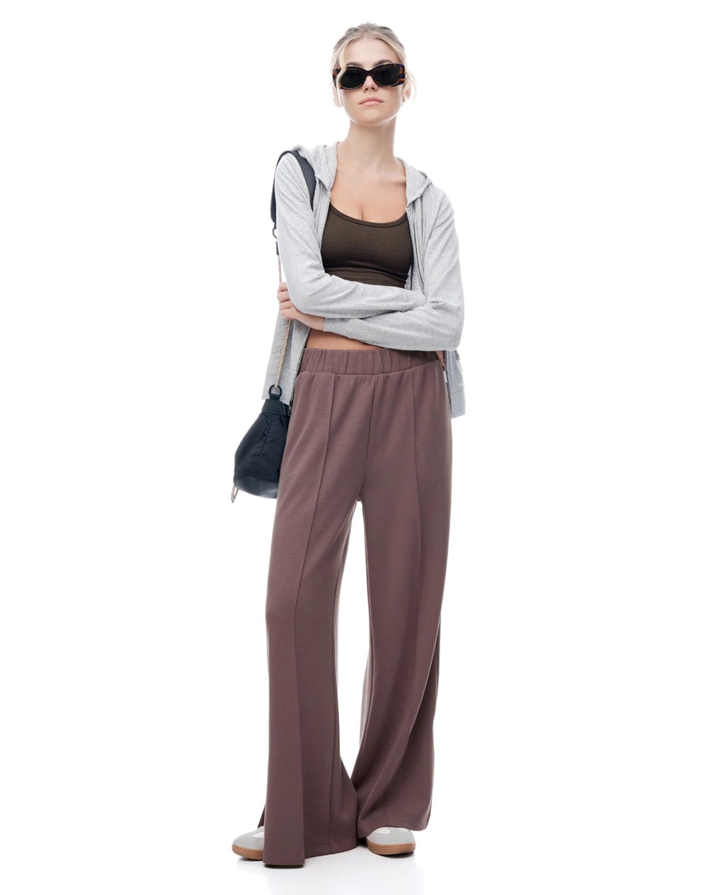 Chaqueta slim algodón gris mujer - imagen 5