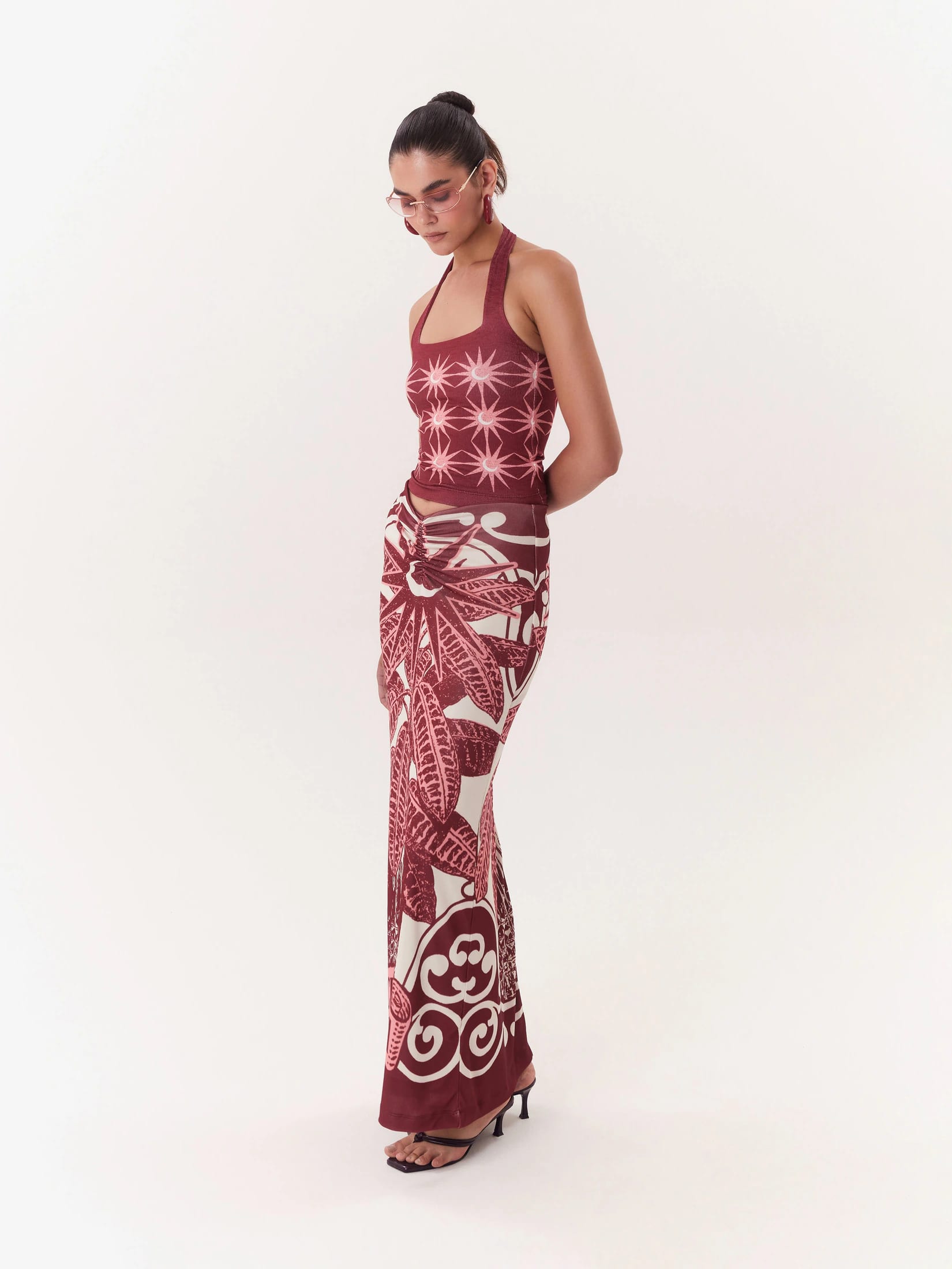 Halter Top Solar - Vino - imagen 2