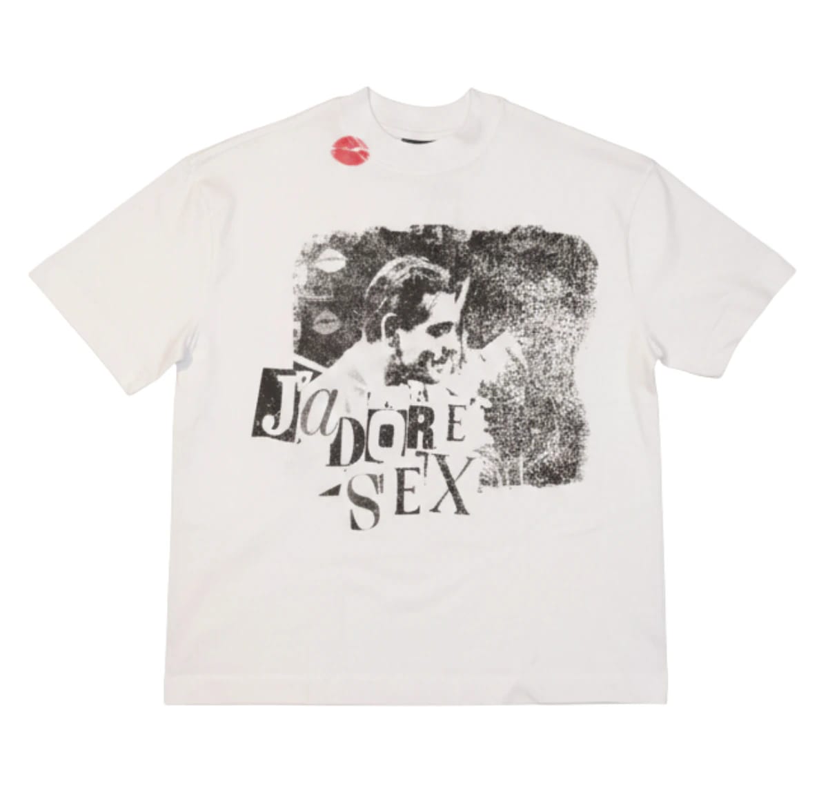 J'ADORE SEX VINTAGE WHITE T-SHIRT - imagen 1