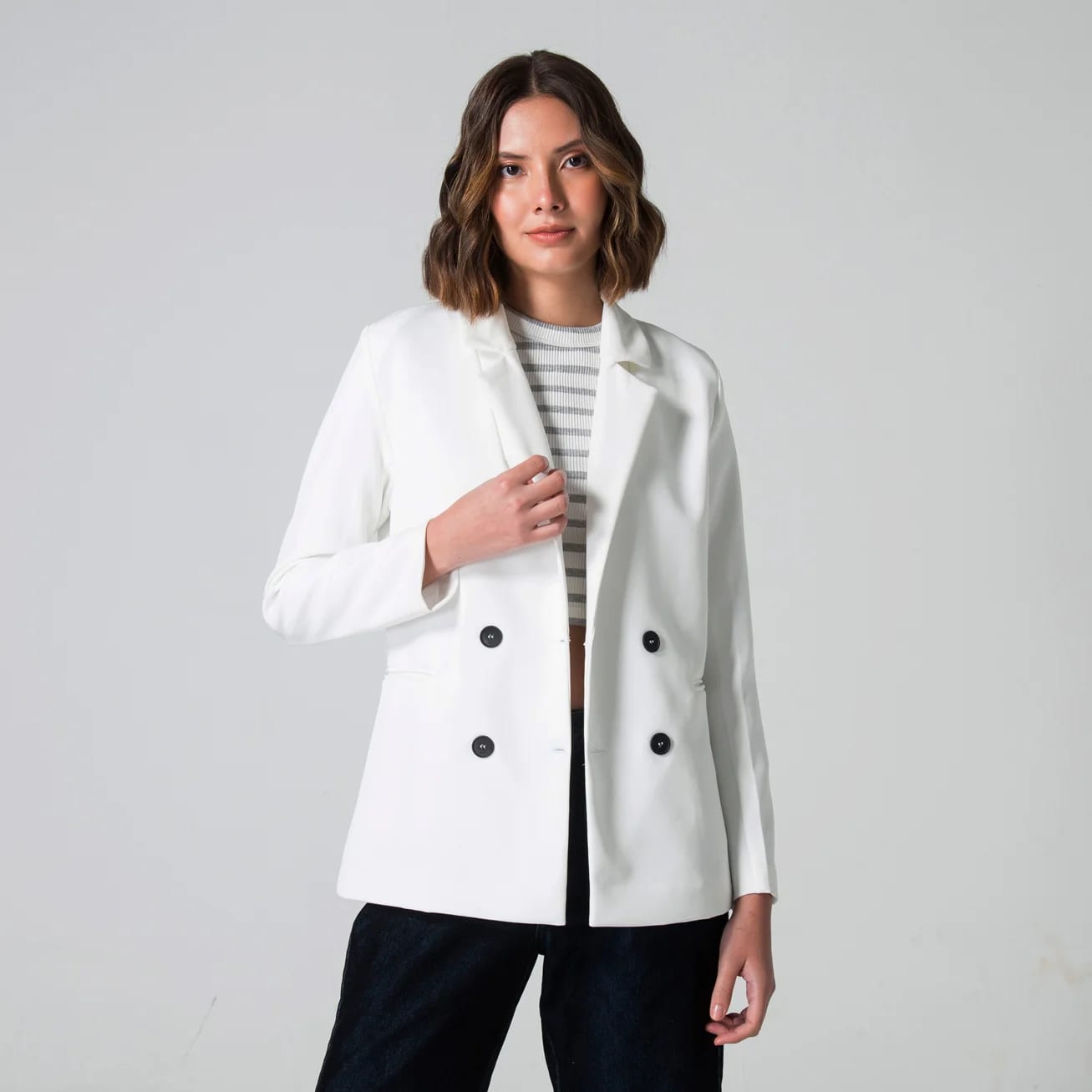 Blazer Regular Cruzado Sfera - imagen 3