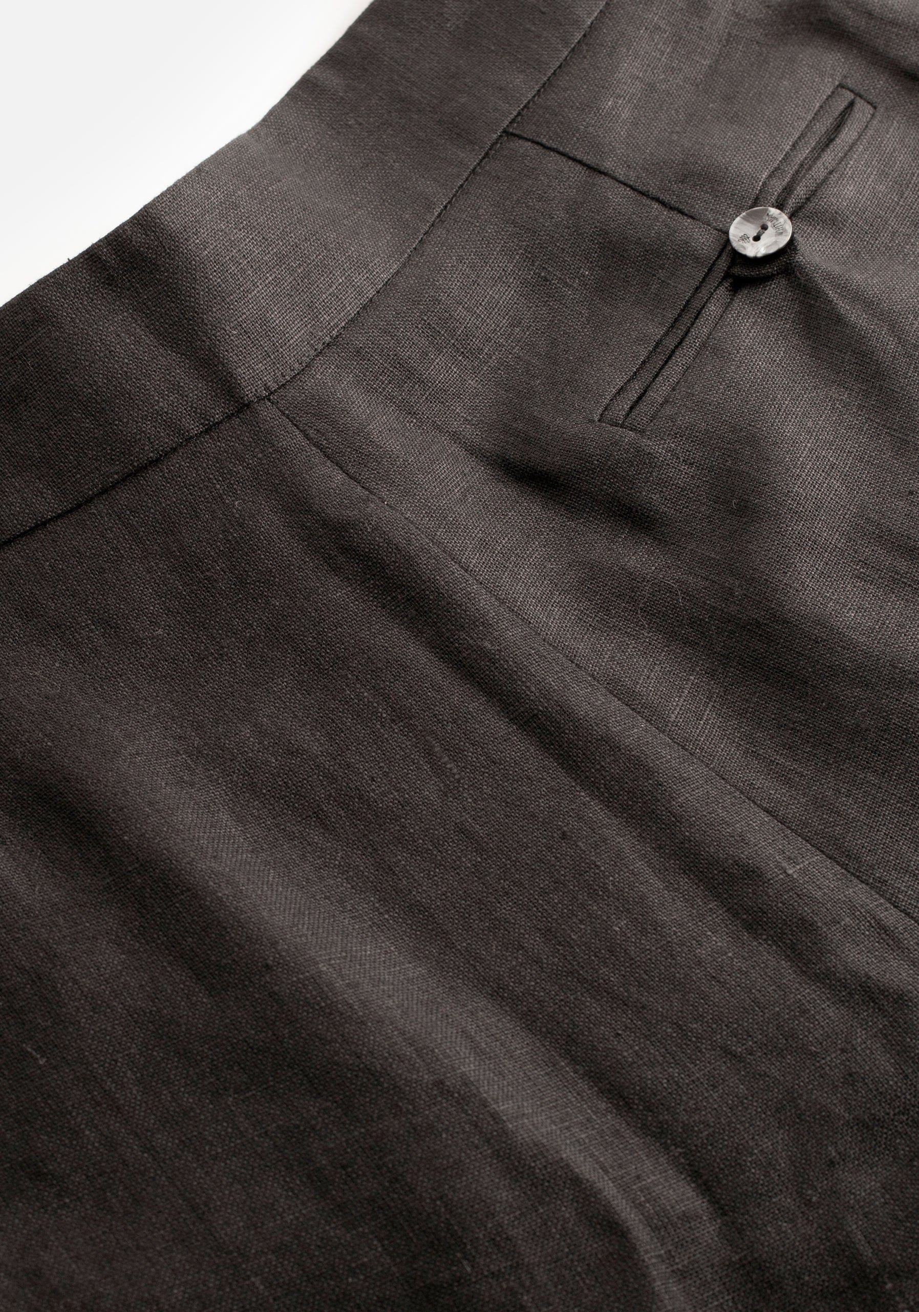 Short M Mistral Lino Negro - imagen 4