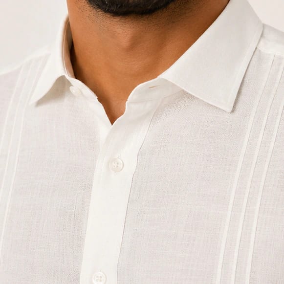 GUAYABERA ML 100% LINO HOMBRE - imagen 4