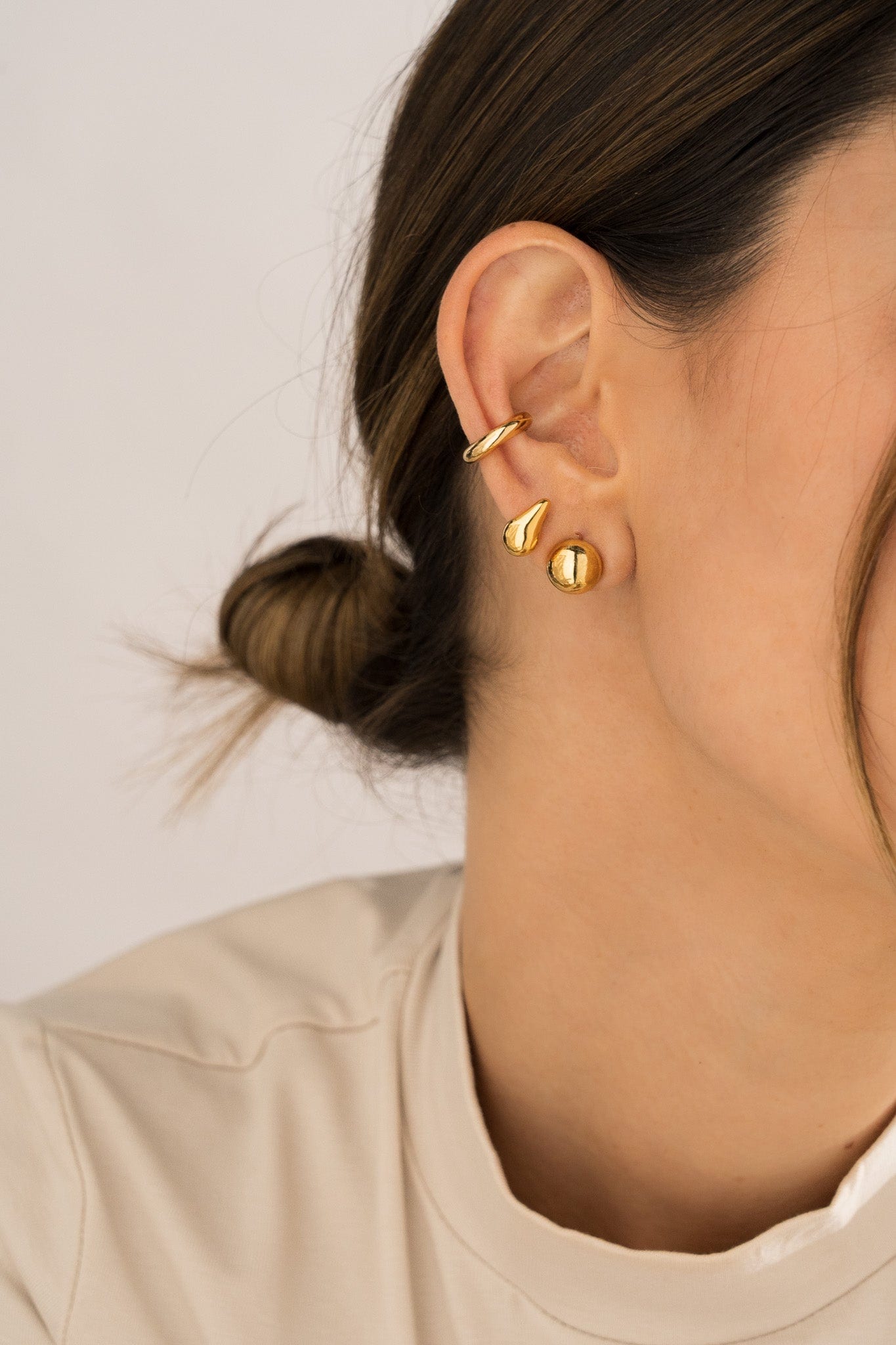 Set X3 Aretes Gotas Y Bolas - imagen 3