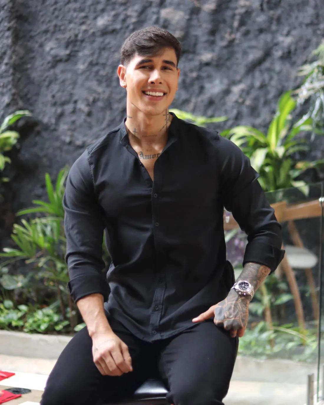 Camisa Oxford Negra - imagen 2
