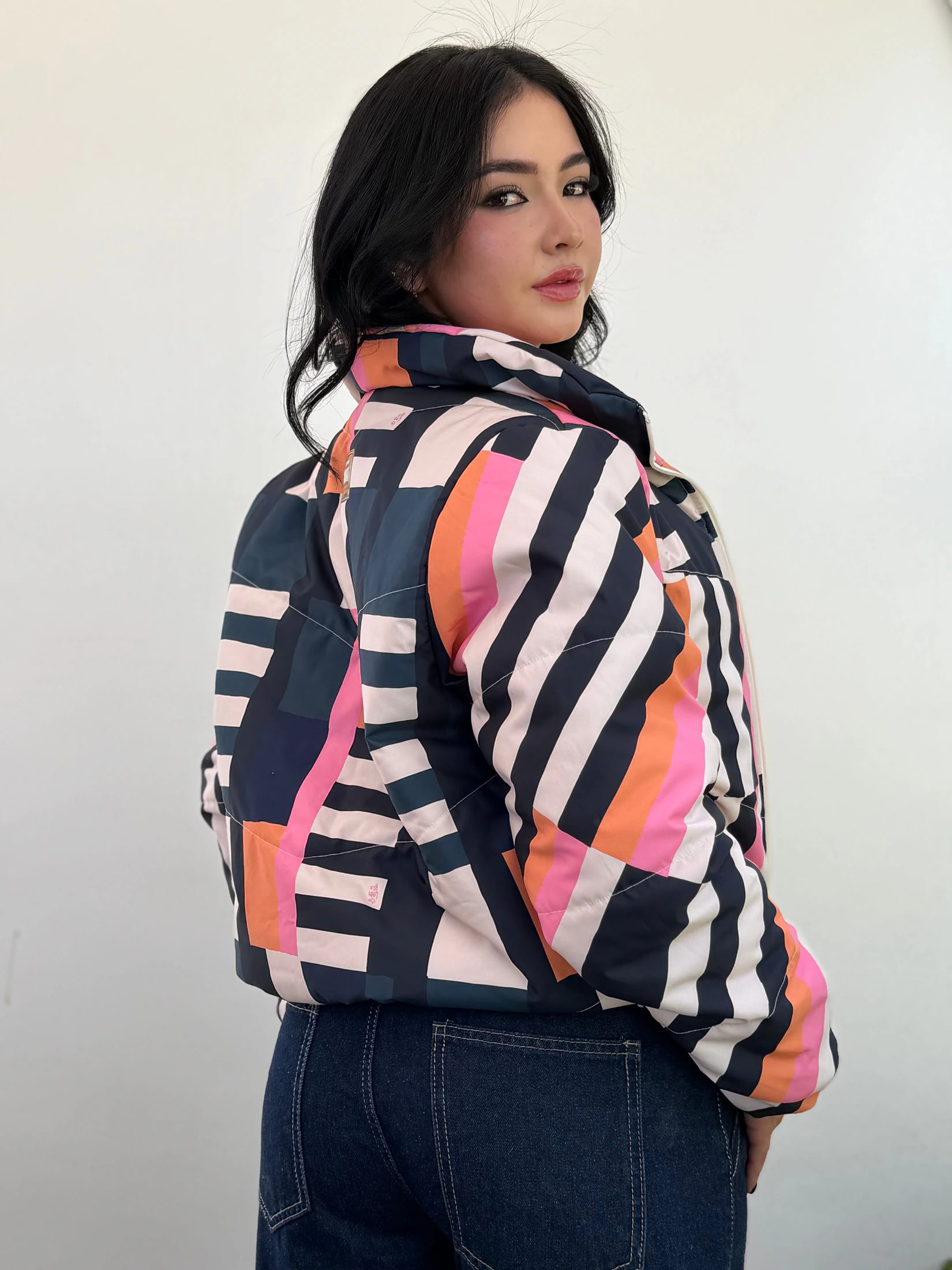 Puffer Jacket Beige Cromático - imagen 7