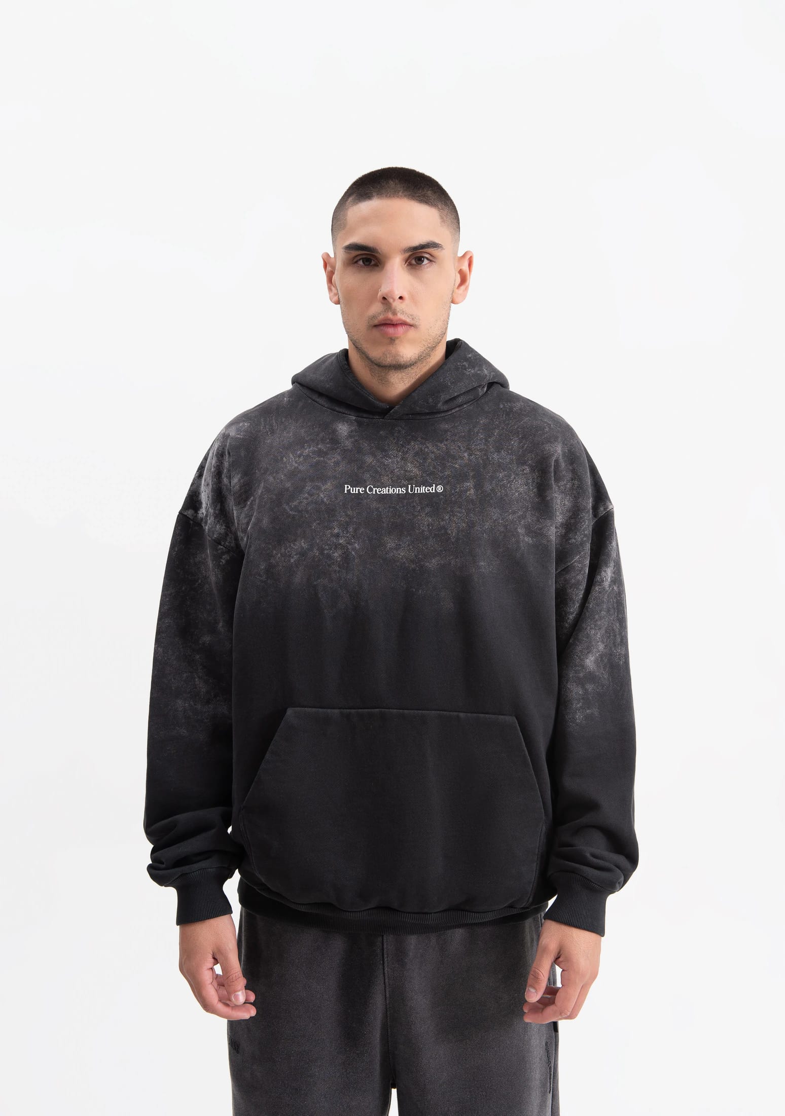 knockout black hoodie - imagen 2