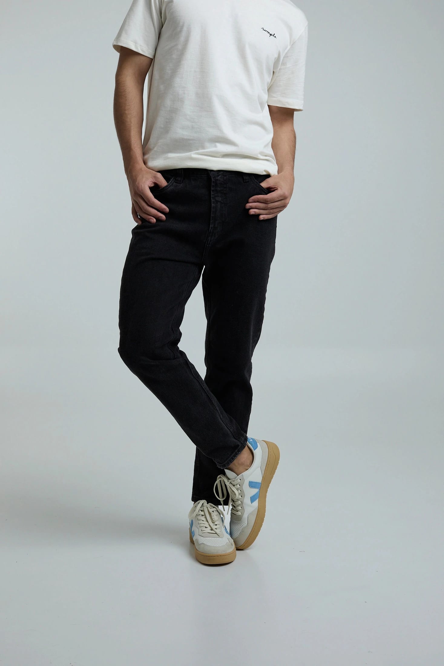 Jean crop negro - imagen 4