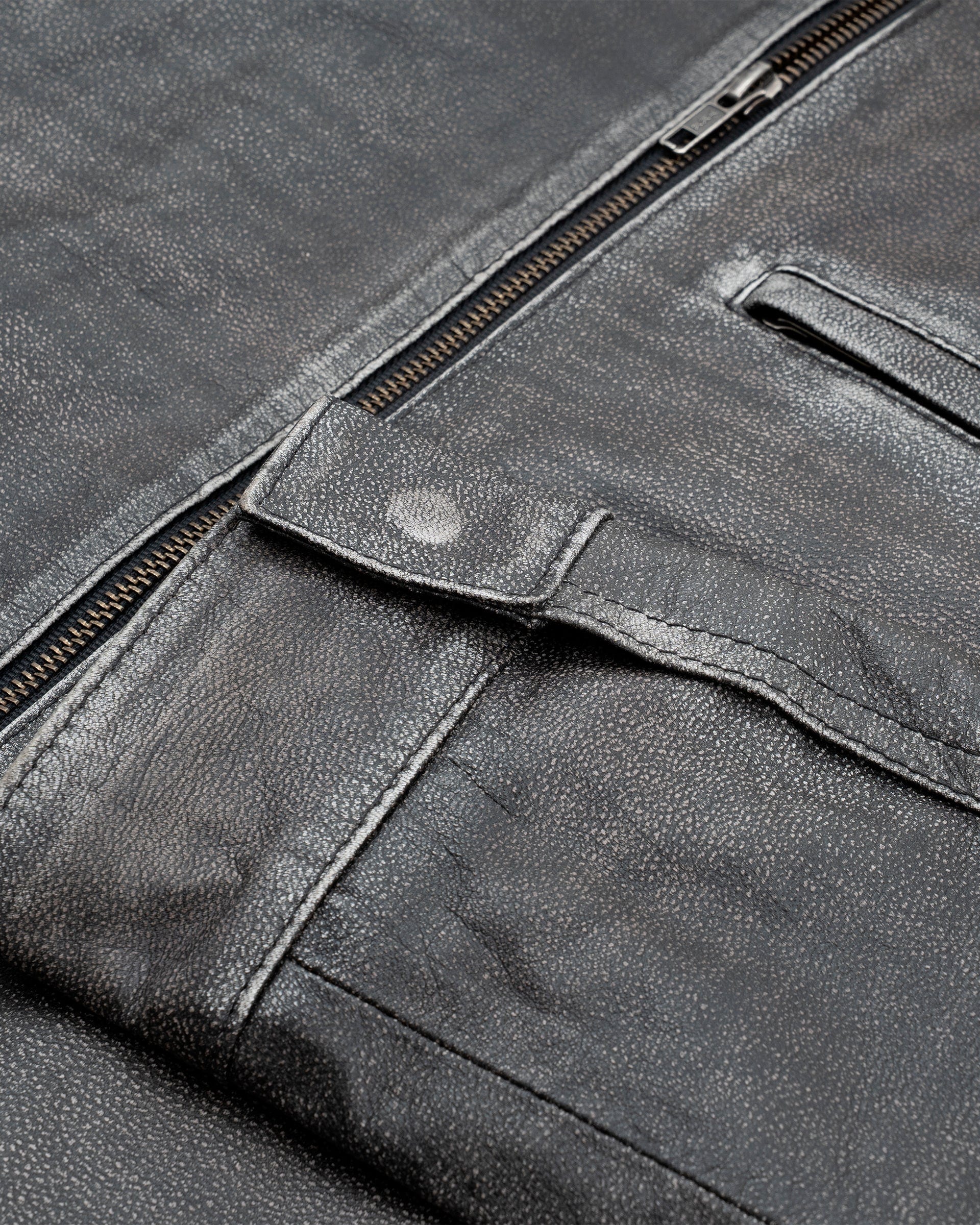 Chaqueta Monogram Leather - Negro Desgastado - imagen 6