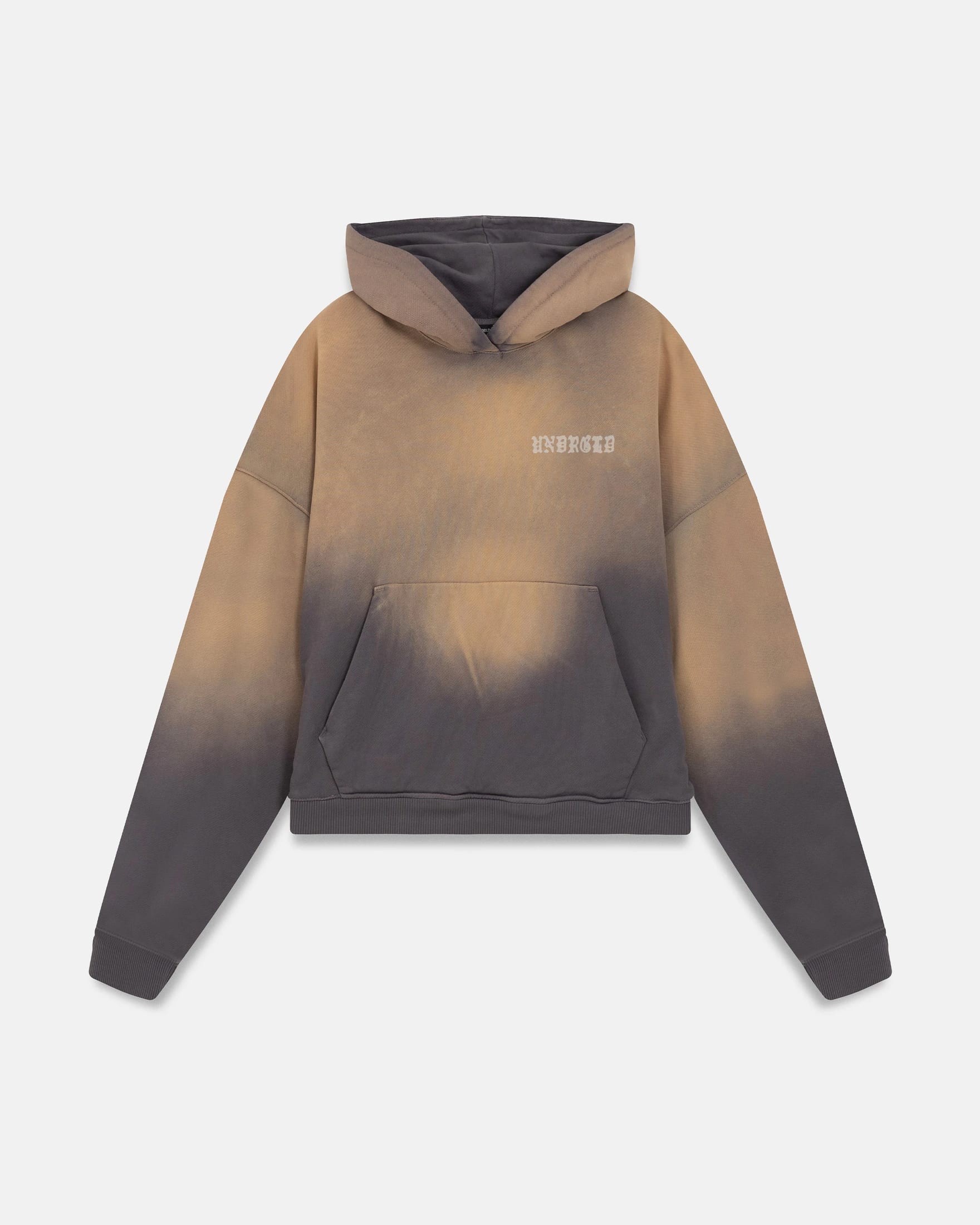 94' Fragments Boxy Fit Hoodie Dirty Brown - imagen 3