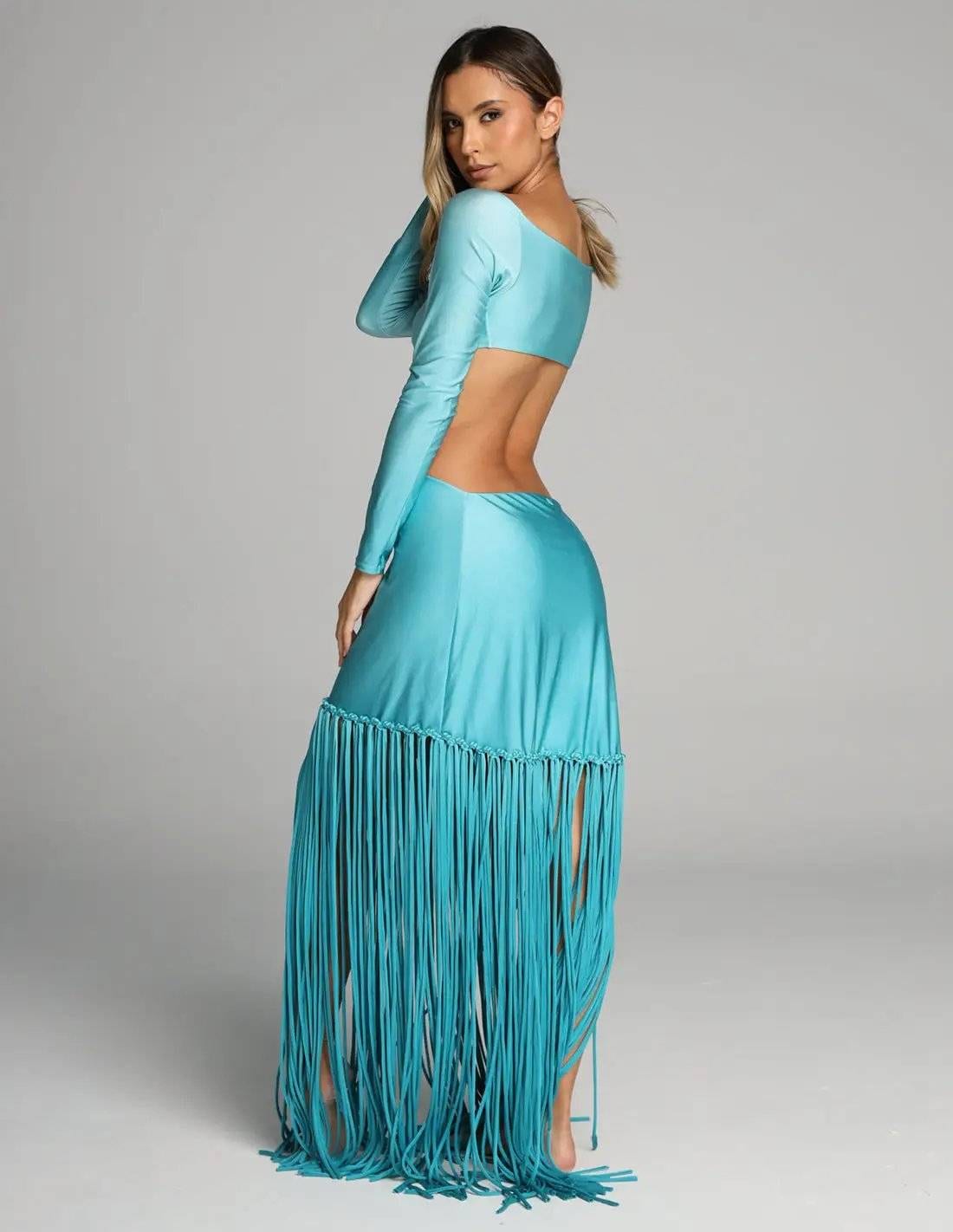 Vestido Aloha Turquoise + Oil Cristal - imagen 2