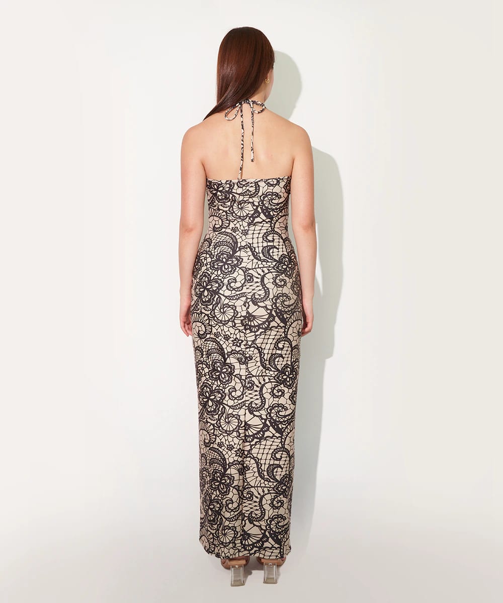 Maxi Dress in Faux Lace - imagen 3