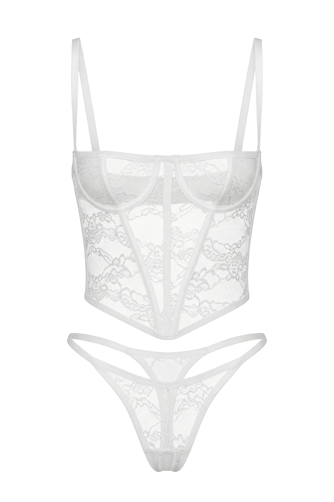 SET CORSET BERRY MARFIL - imagen 3