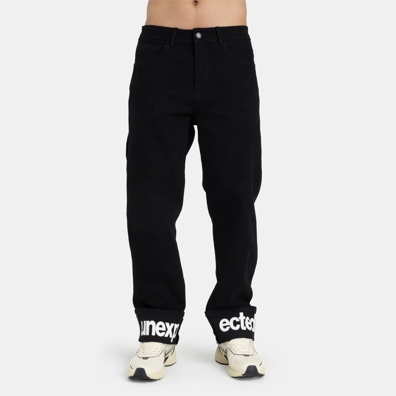 Unexpected Black Relaxed Jeans - imagen 3