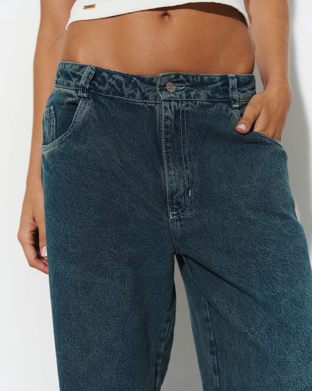 Jean wide leg simetría - imagen 2