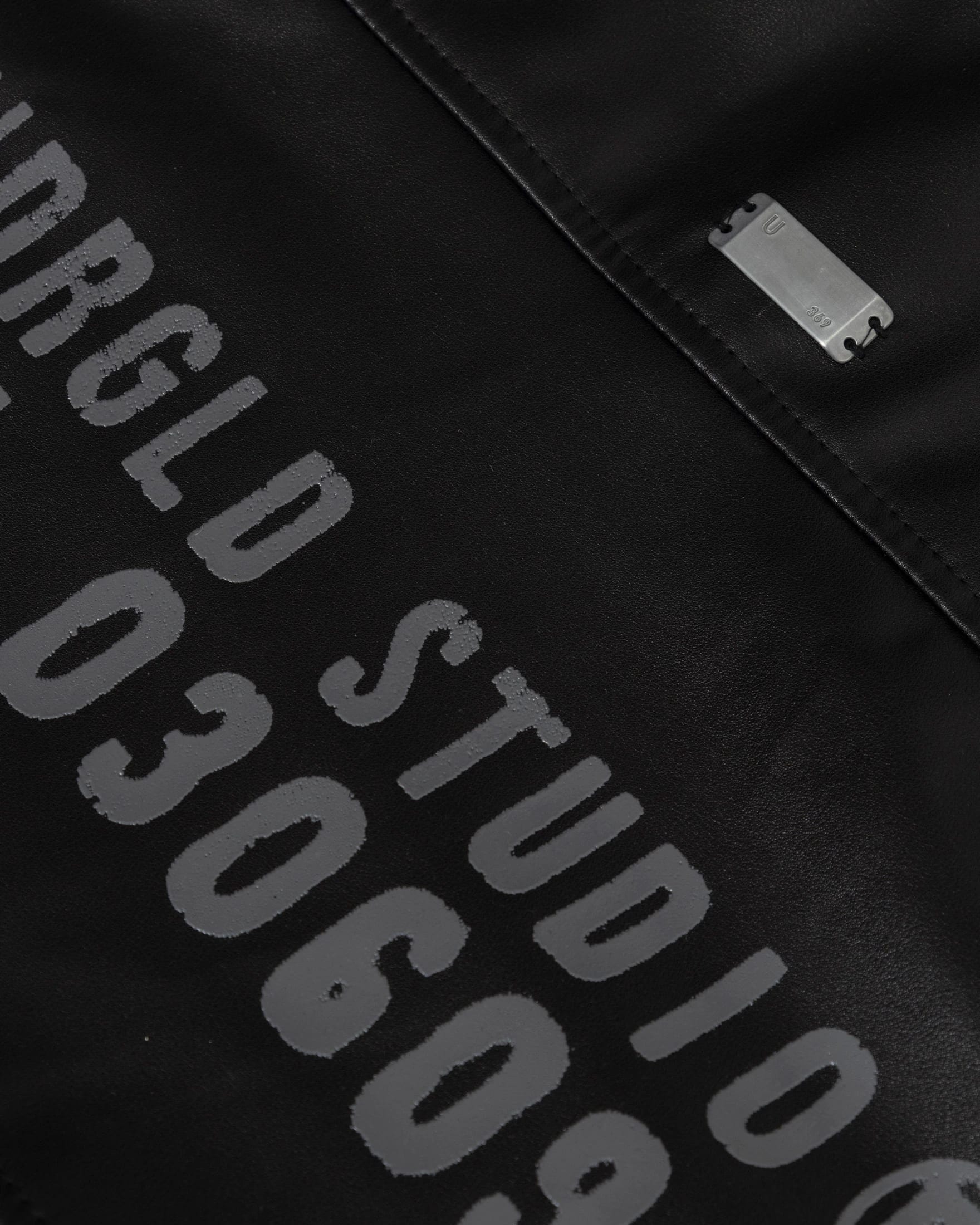 Spring Worn Logo Cropped Jacket Black - imagen 4