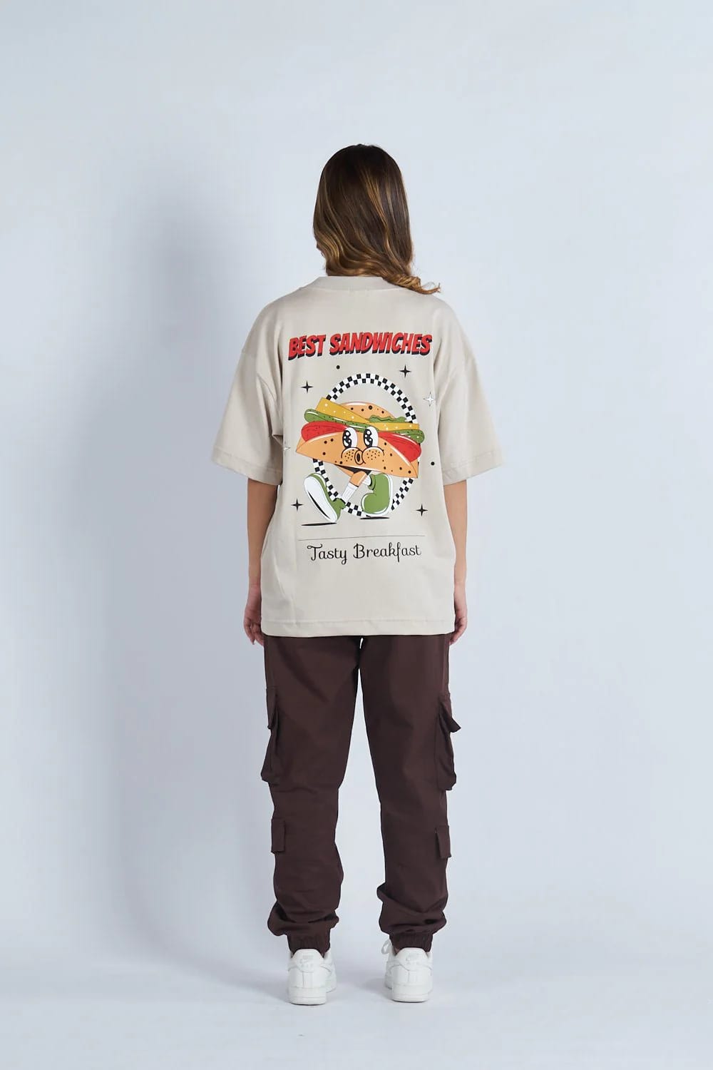 Camiseta oversize Best Sandwiches Marfil| DROP 03 | - imagen 7