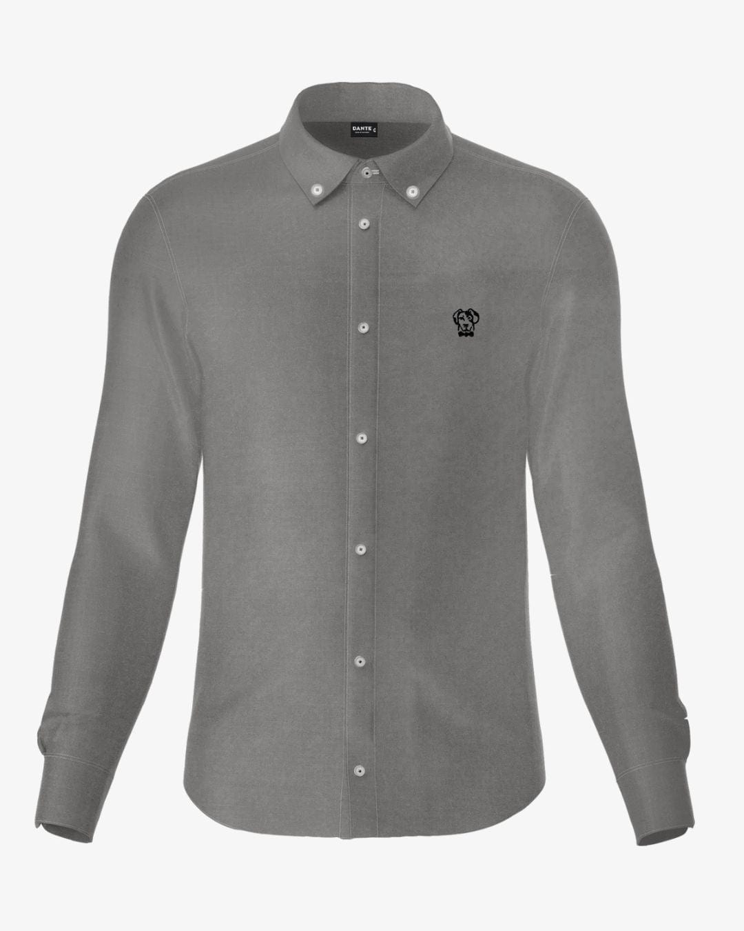 Camisa Antimanchas Popelina Gris Oscuro - Talla Regular - imagen 6