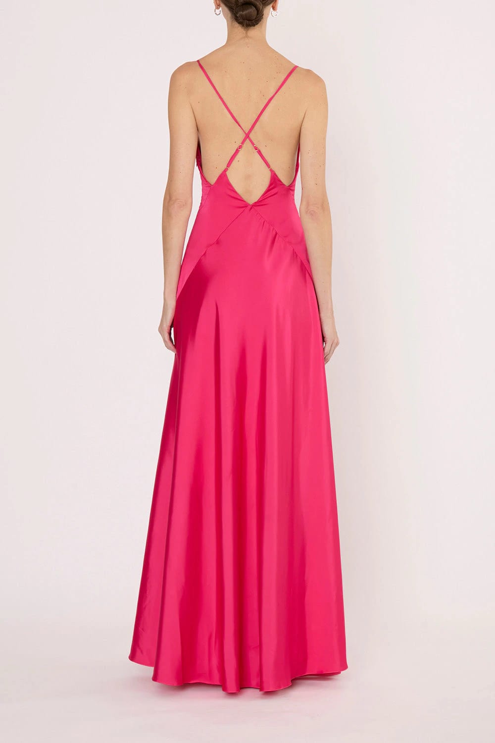 FUCSHIA LEIA LONG DRESS - imagen 2