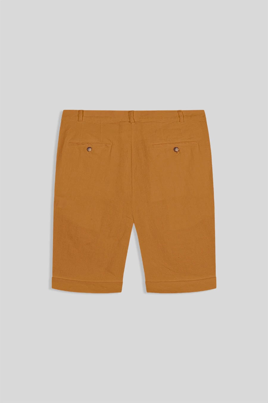 Men's linen bermuda sudan brown - imagen 2