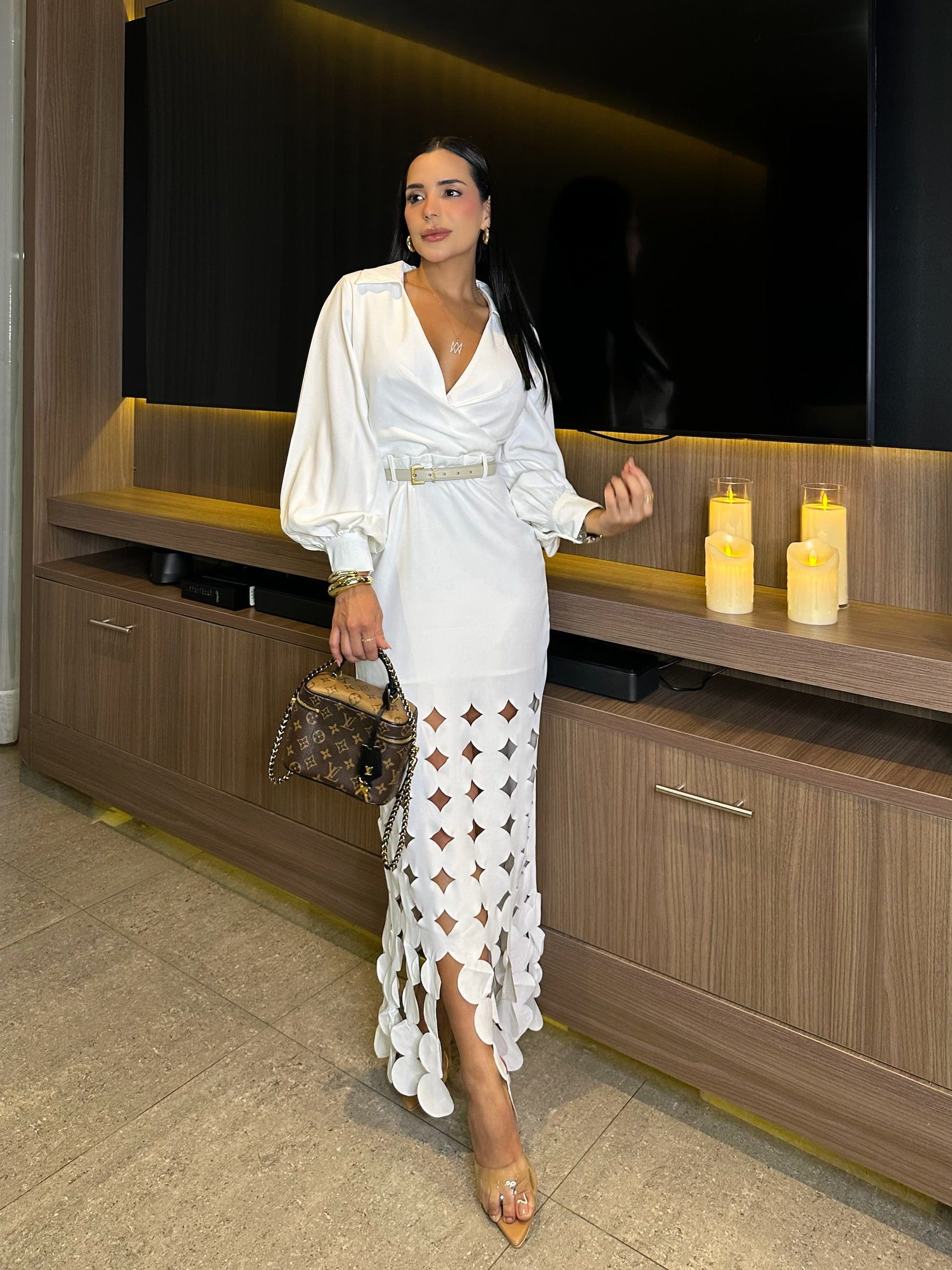 VESTIDO ANGELICA BLANCO - imagen 2