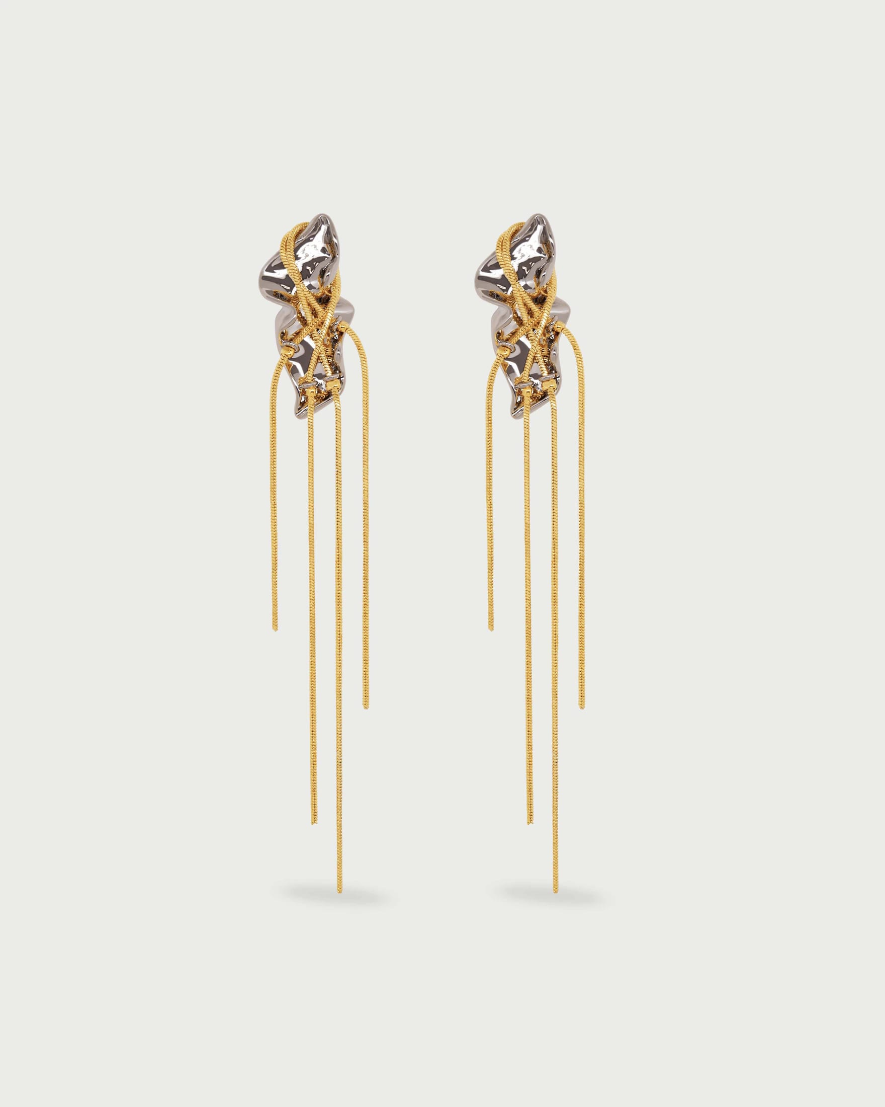 Aretes Irregulares Cadenas - imagen 3